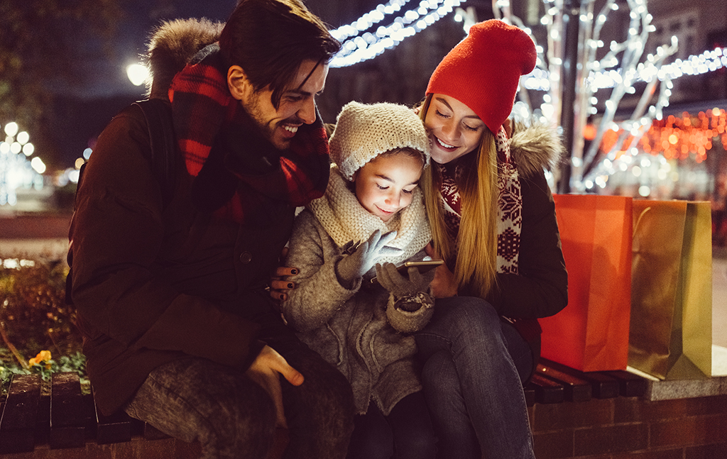 family christmas shopping